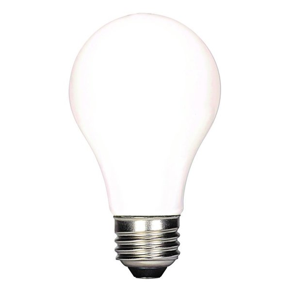 Satco . A19 E26 (Medium) Filament LED Bulb Warm White 60 Watt Equivalence 4 pk S21714